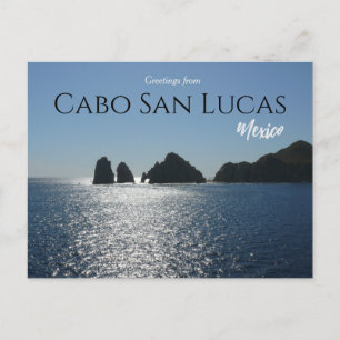 Postale Salutations de Cabo San Lucas Mexique Carte postal
