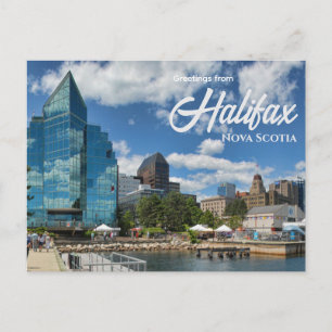 Postale Salutations de Halifax Nouvelle-Écosse Carte posta