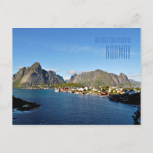 Postale Salutations du magnifique carte photo norvégien