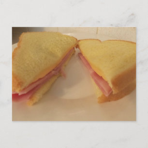 Postale sandwich au jambon au fromage CARTE