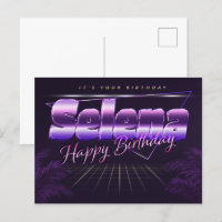 Selena Nom Prénom Date de naissance de la carte po