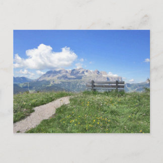 Postale Sella Massif Corvara Italie Alta Badia Carte posta