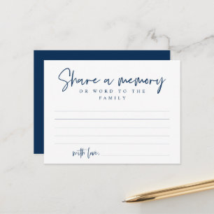 Postale Service funéraire, Partager une mémoire, Carte de 