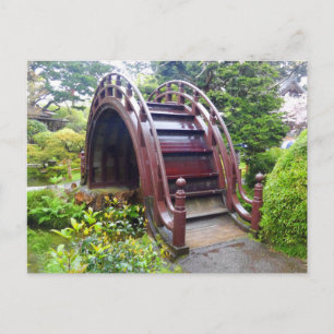 Postale SF Japanese Tea Garden Drum Bridge #3 Carte postal
