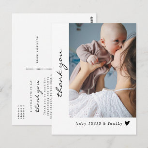 Postale Simple Carte de Remerciement de Fête d'Anniversair