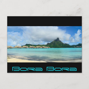 Postale Station balnéaire sur Bora Bora Carte panoramique 