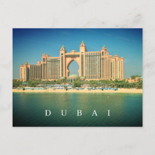 Postale Station de Dubaï sur Palm Jumeirah vue carte posta