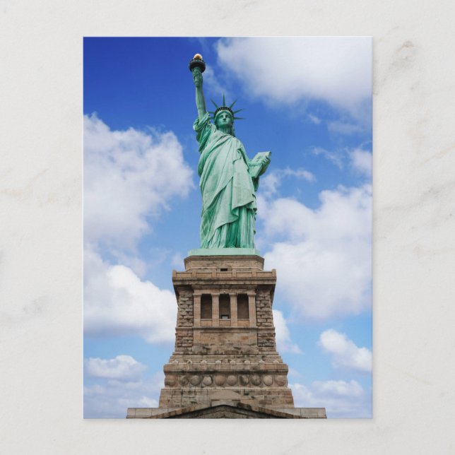 Postale Statue de la Liberté, symbole de la liberté, carte (Devant)