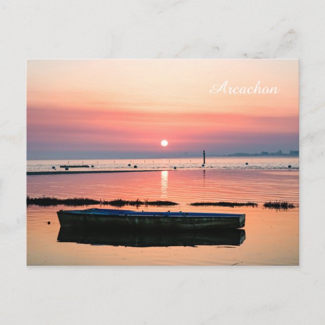 Postale Sunrise Arcachon Postkarte (Vorderseite)