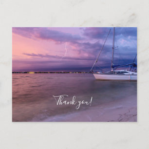 Postale Tempête à venir à Navarre Floride Merci Carte post
