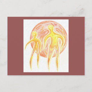 Postale Temps moulé / Aliens / Planet Art SF / Carte posta