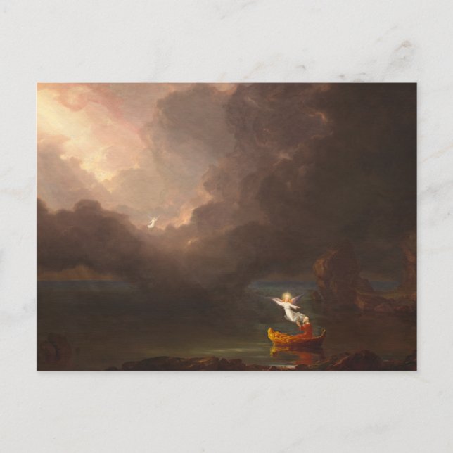 Postale The Voyage of Life: Old Age de Thomas Cole Carte p (Devant)
