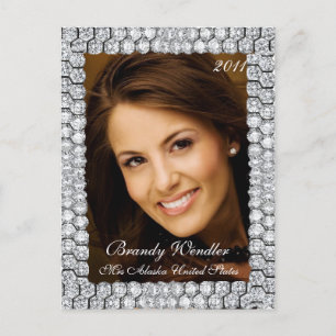 Postale Titre du concours de diamants   Carte Autographe