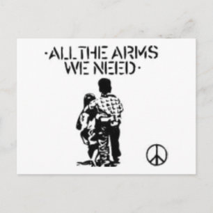 Postale Toutes les armes dont nous avons besoin carte post