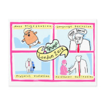 Trump London : Carte officielle Laurie Pink Souven