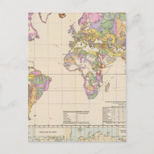 Postale Ubersicht der Erde - Aperçu de la carte de la Terr