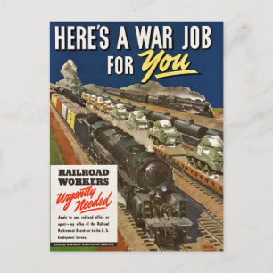 Postale Un Travail De Guerre Pour Vous Carte Postale.