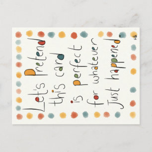Postale Une carte CHAQUE occasion.