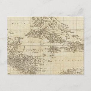 Postale Une carte d'index