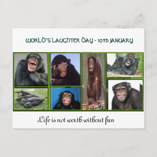Postale Une carte pour la Journée mondiale du rire