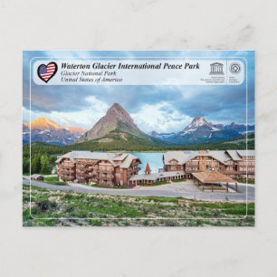 Postale UNESCO  WHS - Parc national de Glacier Carte posta