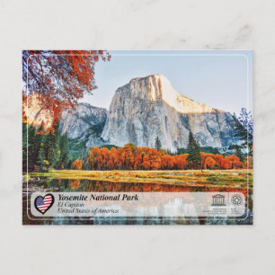 Postale UNESCO WHS - Yosemite NP - El Capitan Carte Postal