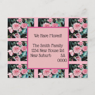 Postale Vieux rose Roses Nouvelle Adresse Carte Postale, N