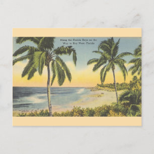 Postale Vintage Florida Keys à Key West Travel Carte posta