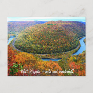 Postale Virginie-Occidentale Wild et Merveilleuse carte po