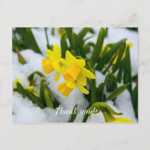 Postale Vive le Printemps Carte de Remerciements