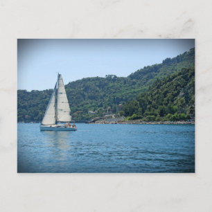 Postale Voile Riviera italienne - Portofino - Carte postal