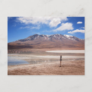 Postale Volcan dans un paysage de l'Altiplano carte postal