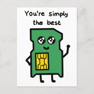 Postale "Vous êtes tout simplement la meilleure" carte