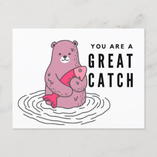 Postale Vous êtes un grand Catch drôle carte d'anniversair