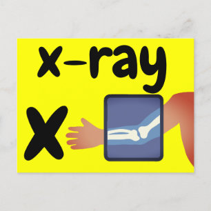 Postale x - carte flash xray