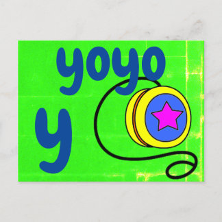 Postale y - carte flash yoyo