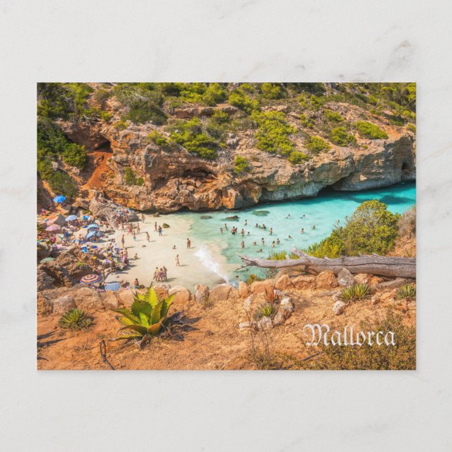 postalische Bucht Llombards in der Insel von Postkarte (Vorderseite)