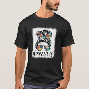 Postallife Mail Carrier Postarbeiter gebleicht Mot T-Shirt