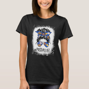 Postallife Mail Carrier Postarbeiterin Mailwoman M T-Shirt