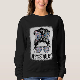 Postallife Mutter S Day Mail Carrier Post gebleich Sweatshirt