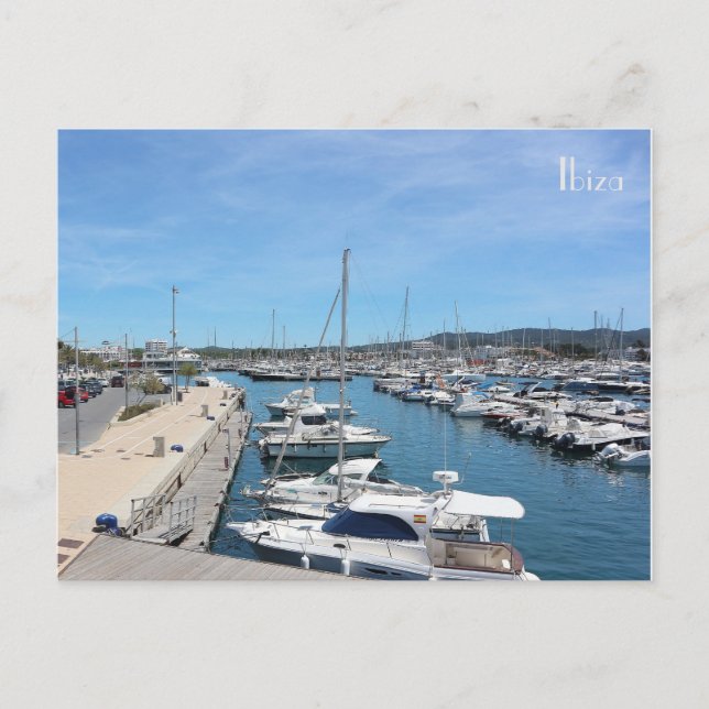 Postamt des Ibiza en las Islas Baleares Postkarte (Vorderseite)