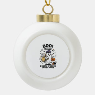 Postangestellter Geist Modus Halloween Lieferung D Keramik Kugel-Ornament