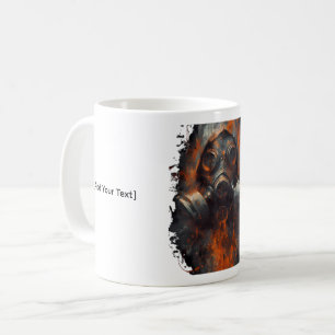 Postapokalyptische Gasmaske Toxisch Grunge Kaffeetasse