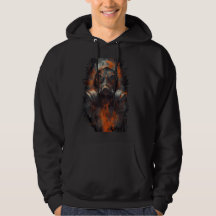 Postapokalyptische Gasmaske Toxische Grunge Hoodie