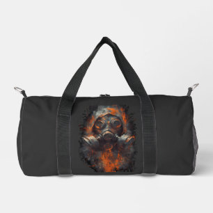 Postapokalyptische Gasmaske Toxische Grunge-Tasche Duffle Bag