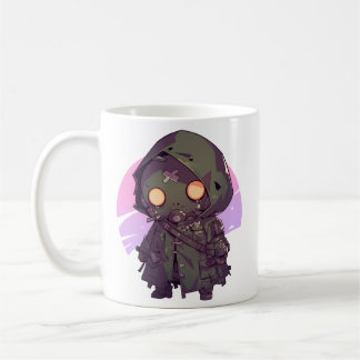 Postapokalyptischer Wanderer im Anime-Stil Kaffeetasse