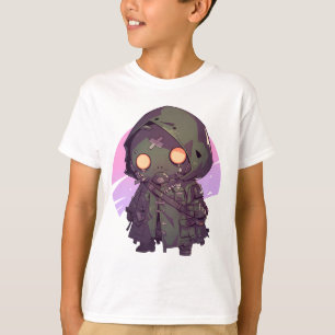Postapokalyptischer Wanderer im Anime-Stil T-Shirt