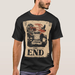 Postapokalyptisches Gaming - Friedhof-Horror T-Shirt