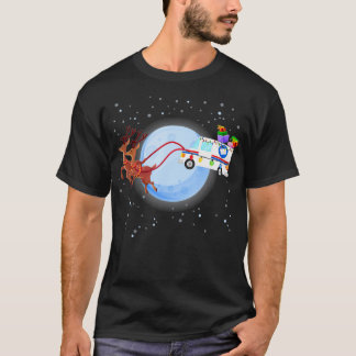 Postarbeiter Christmas Mail Truck Funny Mailman G T-Shirt
