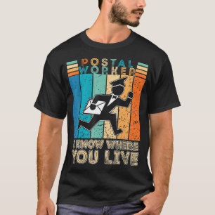 Postarbeiter Funny Carrier Mailman Post Da T-Shirt